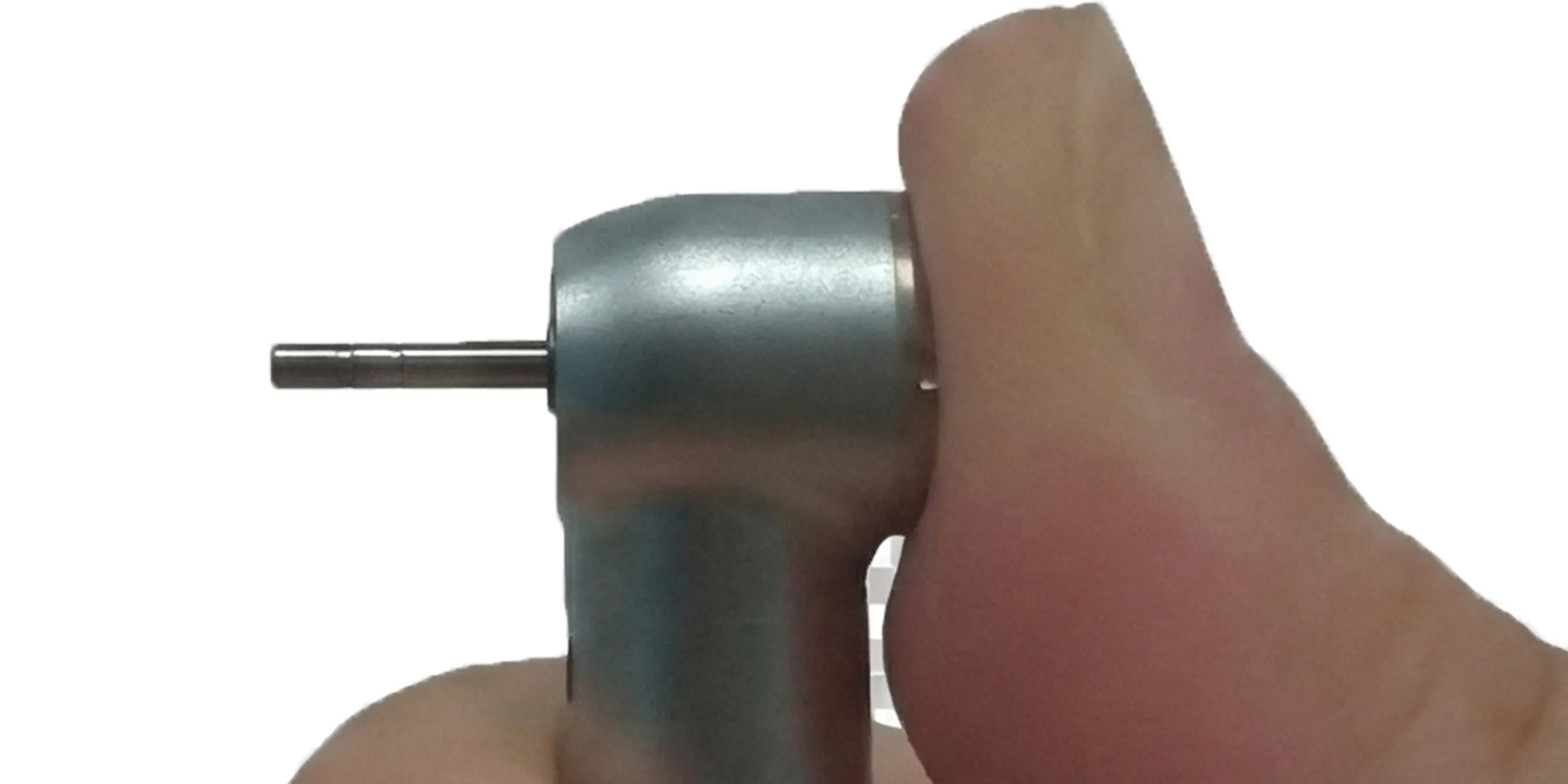 Correct deep pressing of the handpiece button